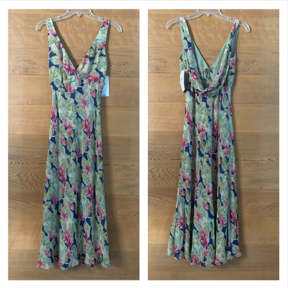 Nicole Miller Dresses & Skirts - NWT NICOLE MILLER Tropical Floral Silk Dress Size 6